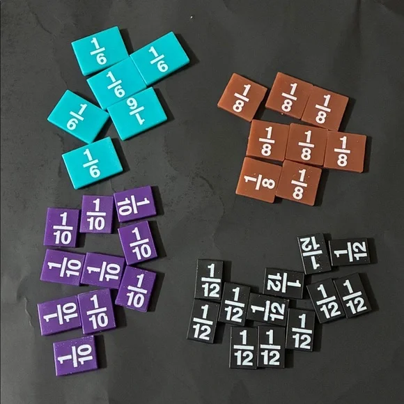 Hand2Mind - FRACTION TILES & CIRCLES SETS (102 pieces) - Picture 6 of 11